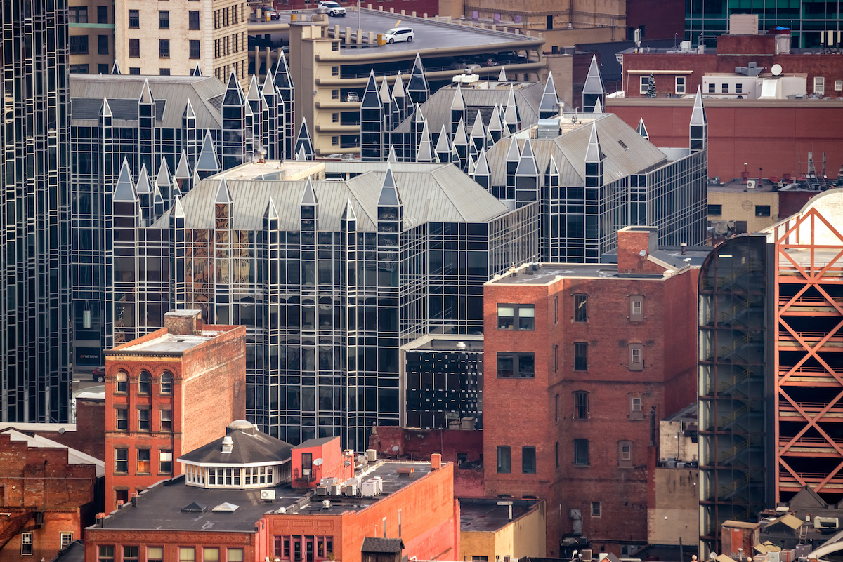 Central Business District of Pittsburgh. Pennsylvania, USA Pittsburgh Buildings