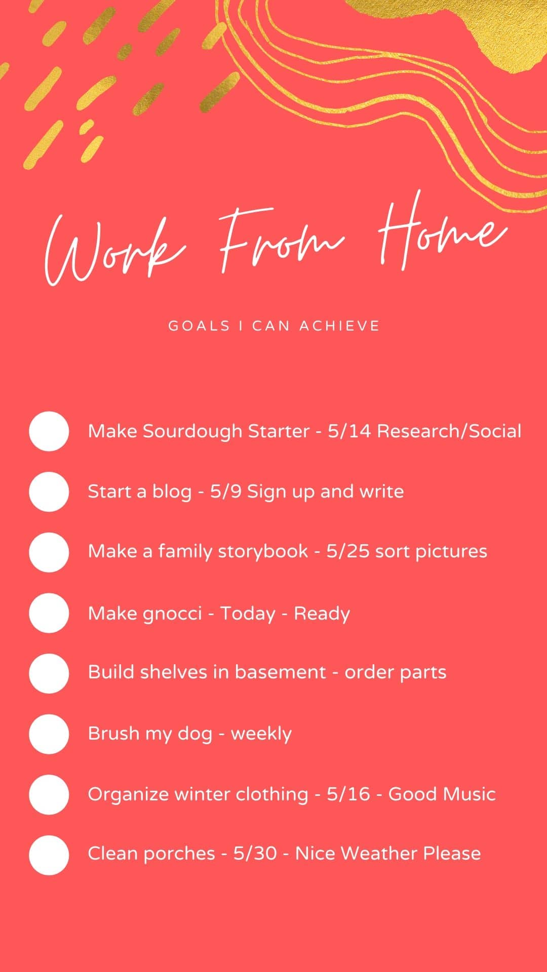 Goals I Can Achieve